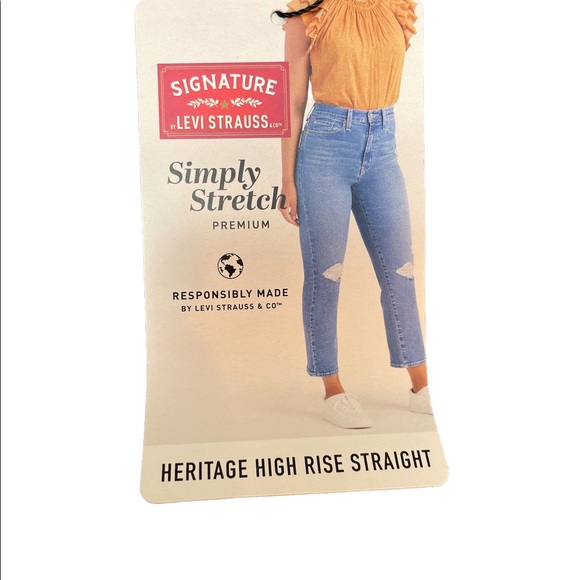 Ladies Levi Strauss High-Rise Distressed Stretch Jeans (Levi’s) - Picture 2 of 6